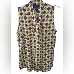 Grace Dane Lewis 100% Silk Ladies Top Size 4